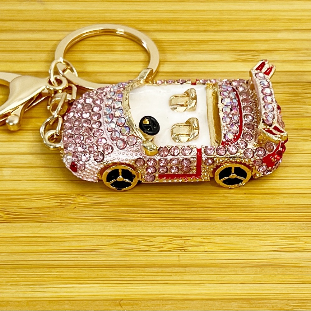 Luxury Bling Car Keychain | Rhinestone Crystal Key Ring - Picture 11 of 14